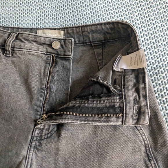 Everlane Grey Barrel Jeans Sz 24 - Picture 4 of 10